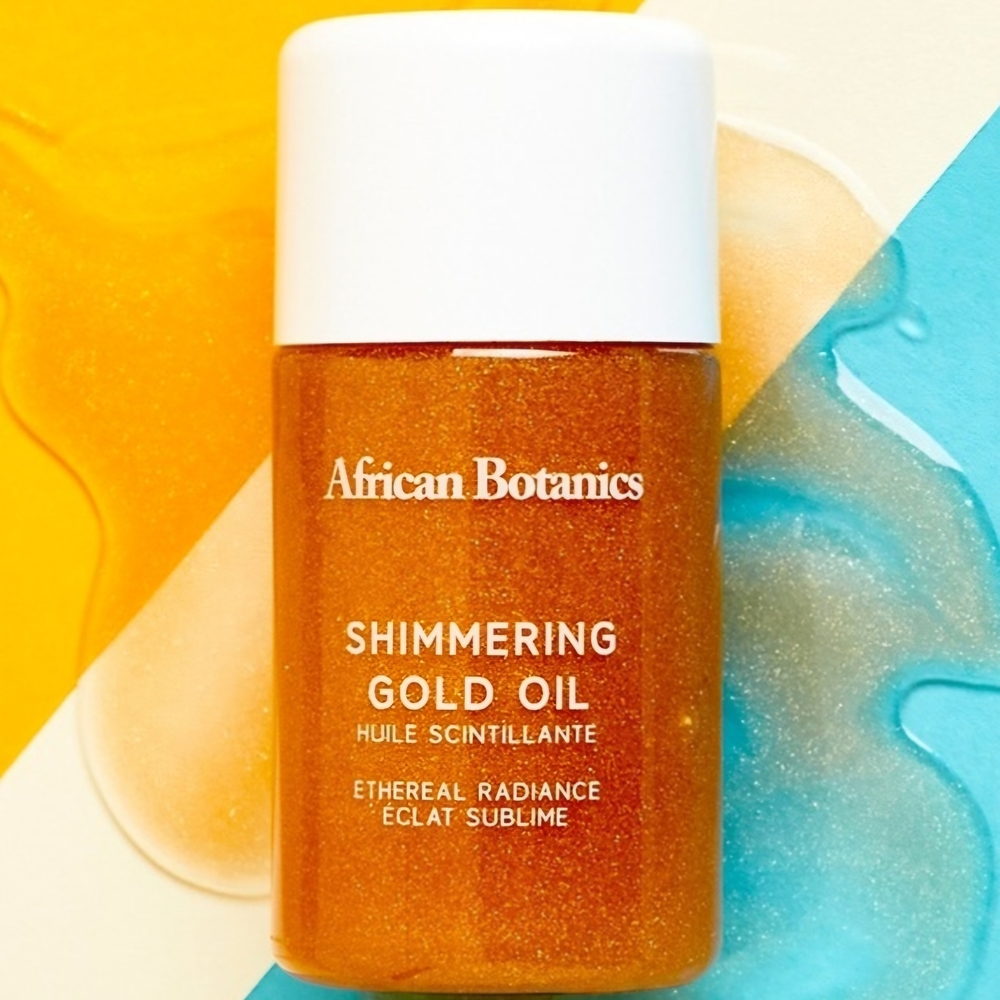 African Botanics Shimmering Gold Oil - Radiant Body Oil
